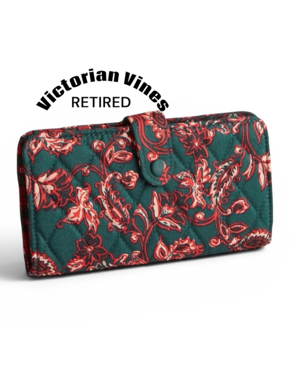 VERA BRADLEY TAB WALLET VICTORIAN VINES